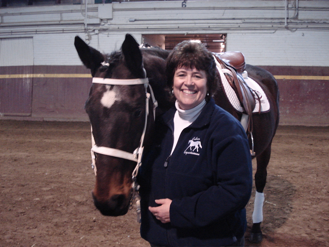 Lynn with her horse Otis